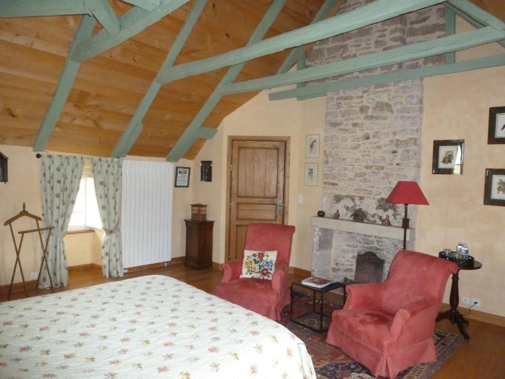 Bozouls 샹브르 도트 뒤 아모 레 브륀 B&B 객실 사진
